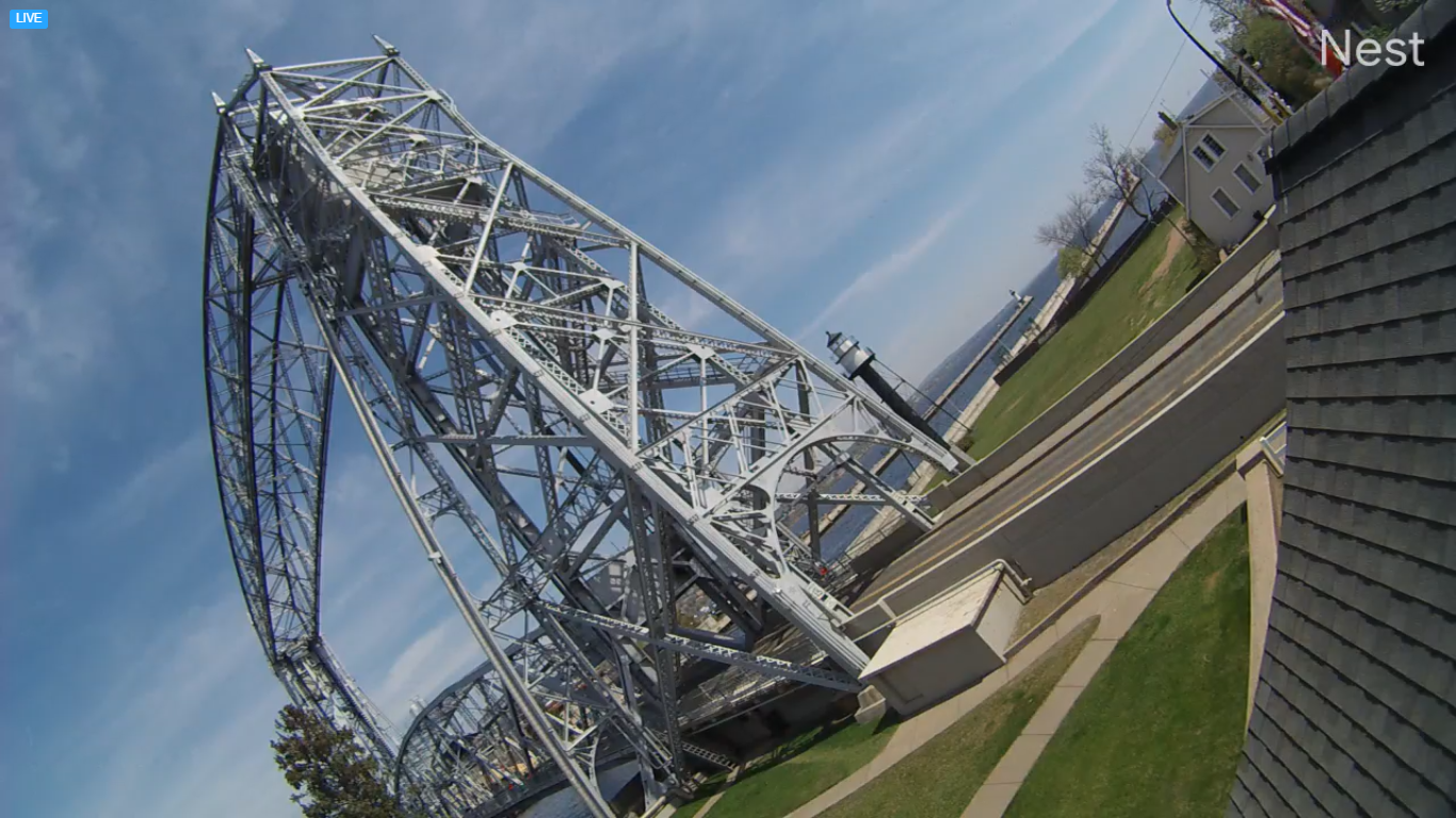 Duluth Harbor Aerial Lift Bridge Live Webcam – Minnesota