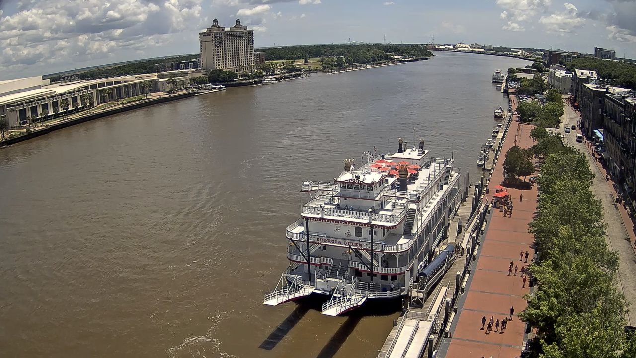 River Street Savannah River Live Webcam – Georgia