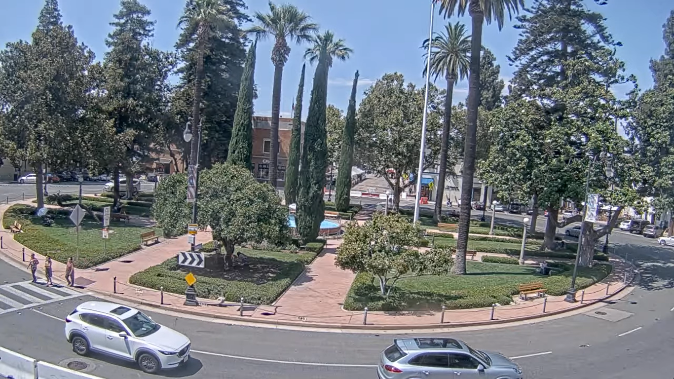 Plaza Park Live Webcam Orange County, California