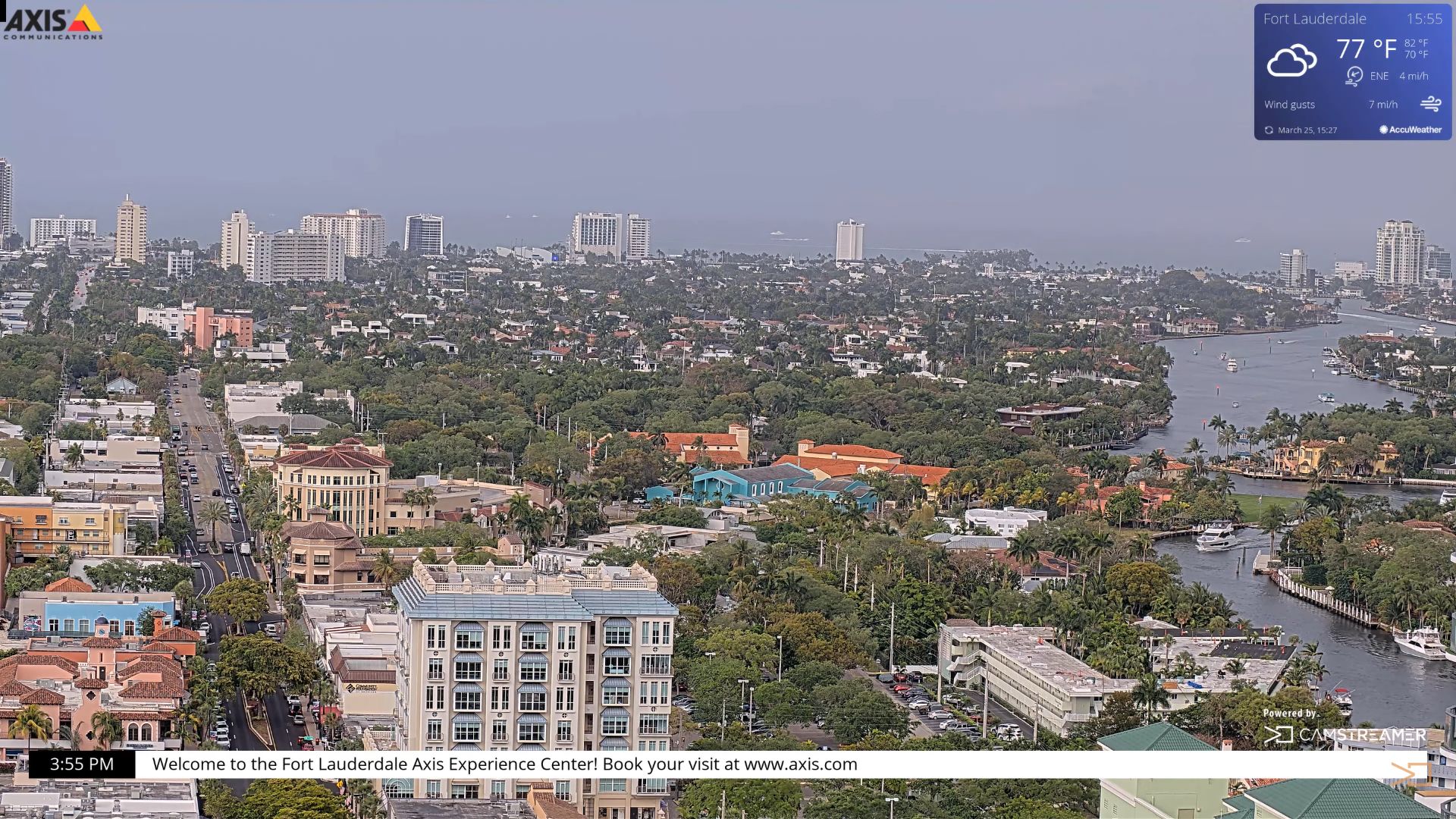 Fort Lauderdale Skyscraper Live Webcam – Florida, USA