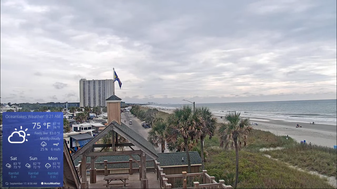 Ocean Lakes Campground Live Webcam – Myrtle Beach | Video