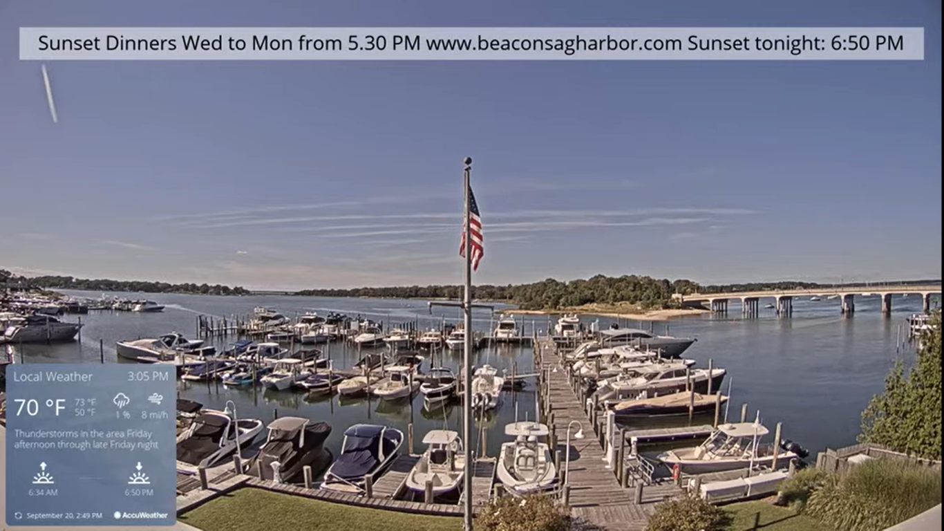 Sag Harbor Live Webcam in New York, USA – HD Video