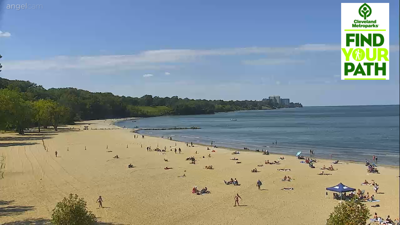 Edgewater Beach Live Webcam – Cleveland, Ohio, USA