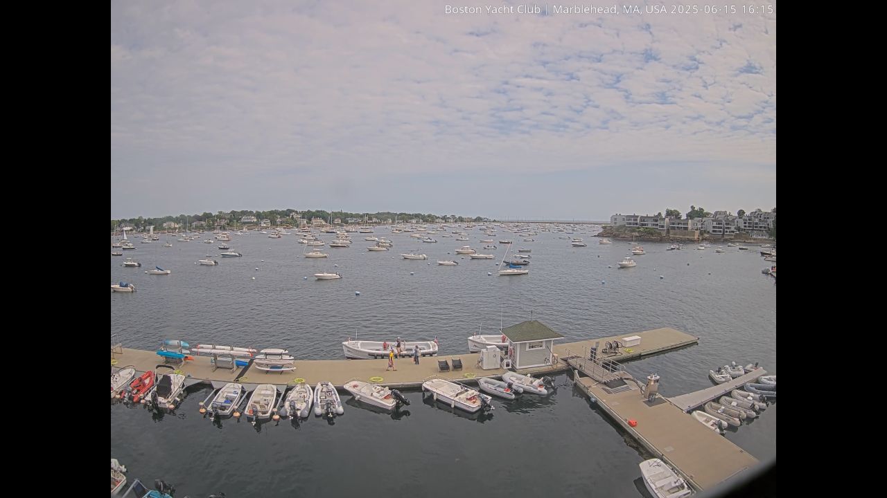 Boston Yacht Club Waterfront Live Webcam Marblehead, MA