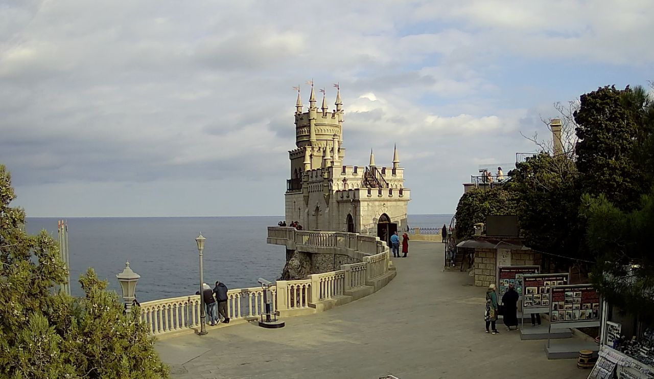 Live Webcam Swallow’s Nest Castle – Haspra, Crimea