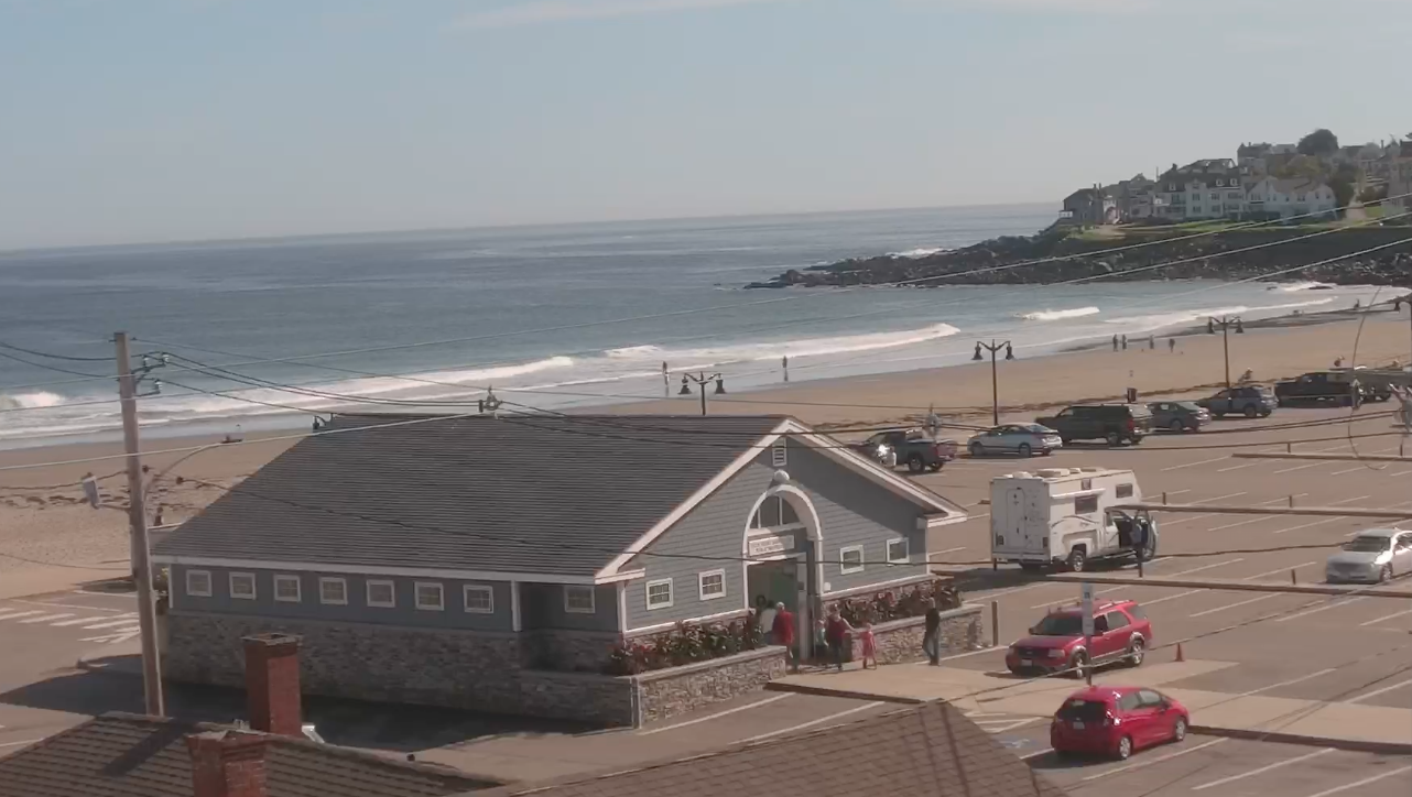 Short Sands Beach Live Webcam in York, Maine | HD Video