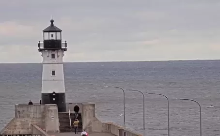 Duluth North Pier Lighthouse Live Webcam Minnesota
