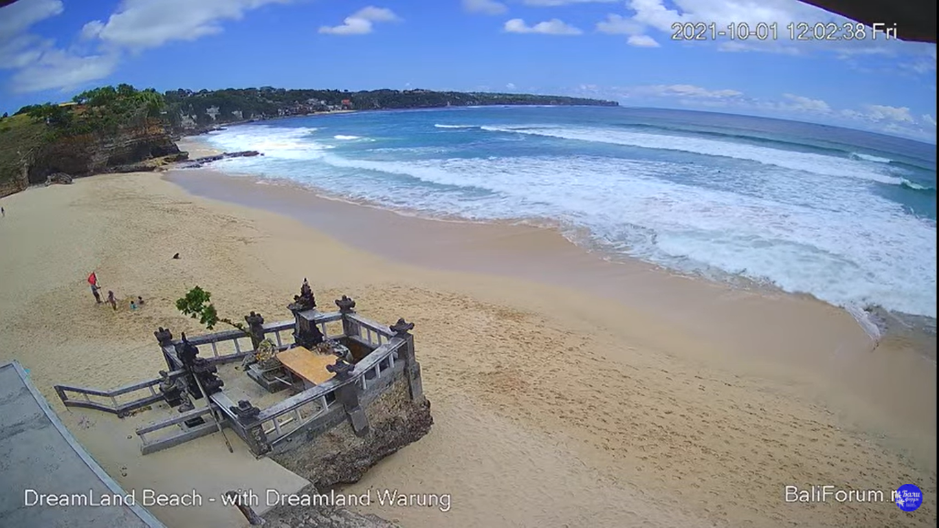 Dreamland Beach Live Webcam – Bali, Indonesia