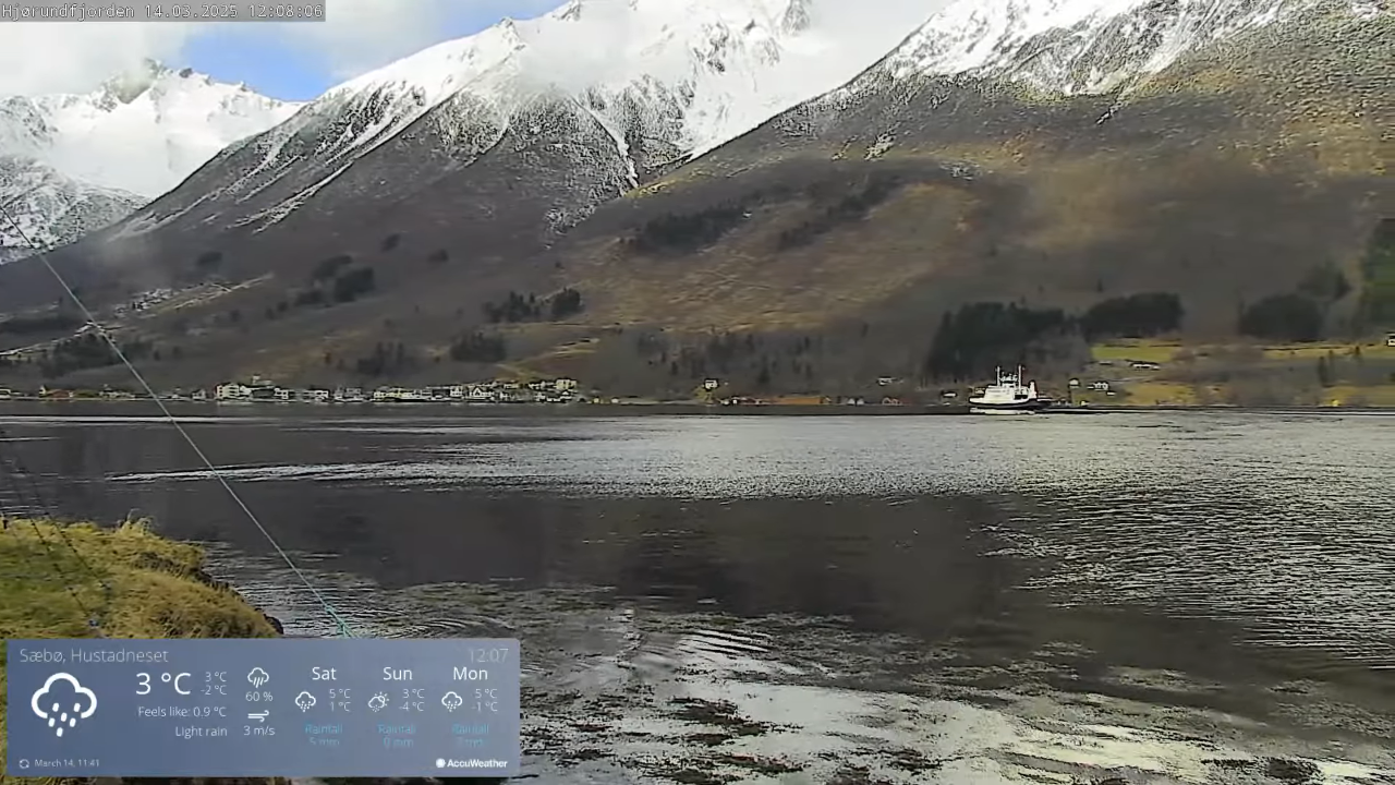 Hjørundfjorden – Norway Live Video Cam