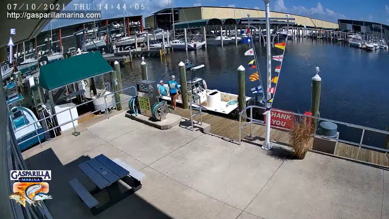 Gasparilla Marina Live Webcam – Placida, Florida, USA