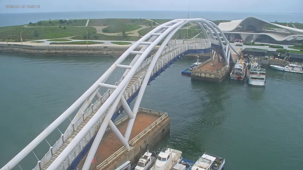 Yongan Fishing Harbour Live Webcam – Taoyuan City, Taiwan