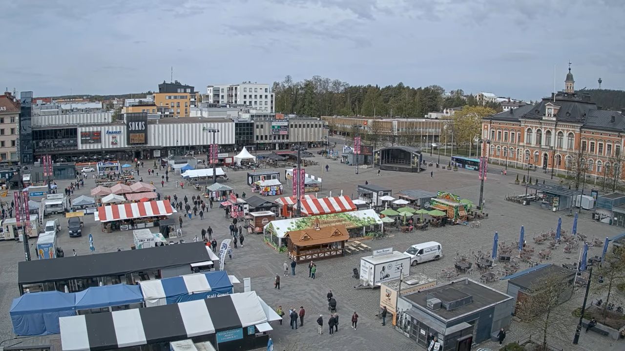 Kuopio Market Square Webcam – Multimäki North Savonia, Finland