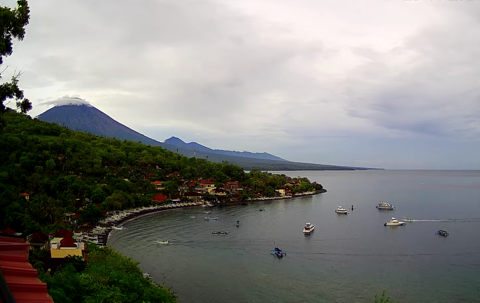 Jemeluk Beach (Amed) Live Webcam new Bali, Indonesia