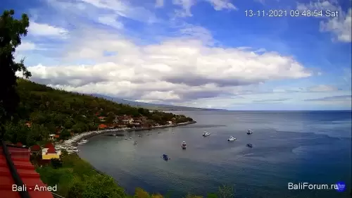 Jemeluk Beach Amed Webcam Bali, Indonesia