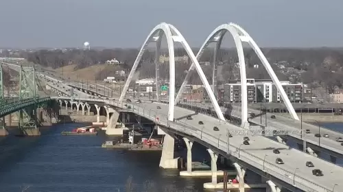 Interstate 74 Bridge Moline, Illinois Webcam