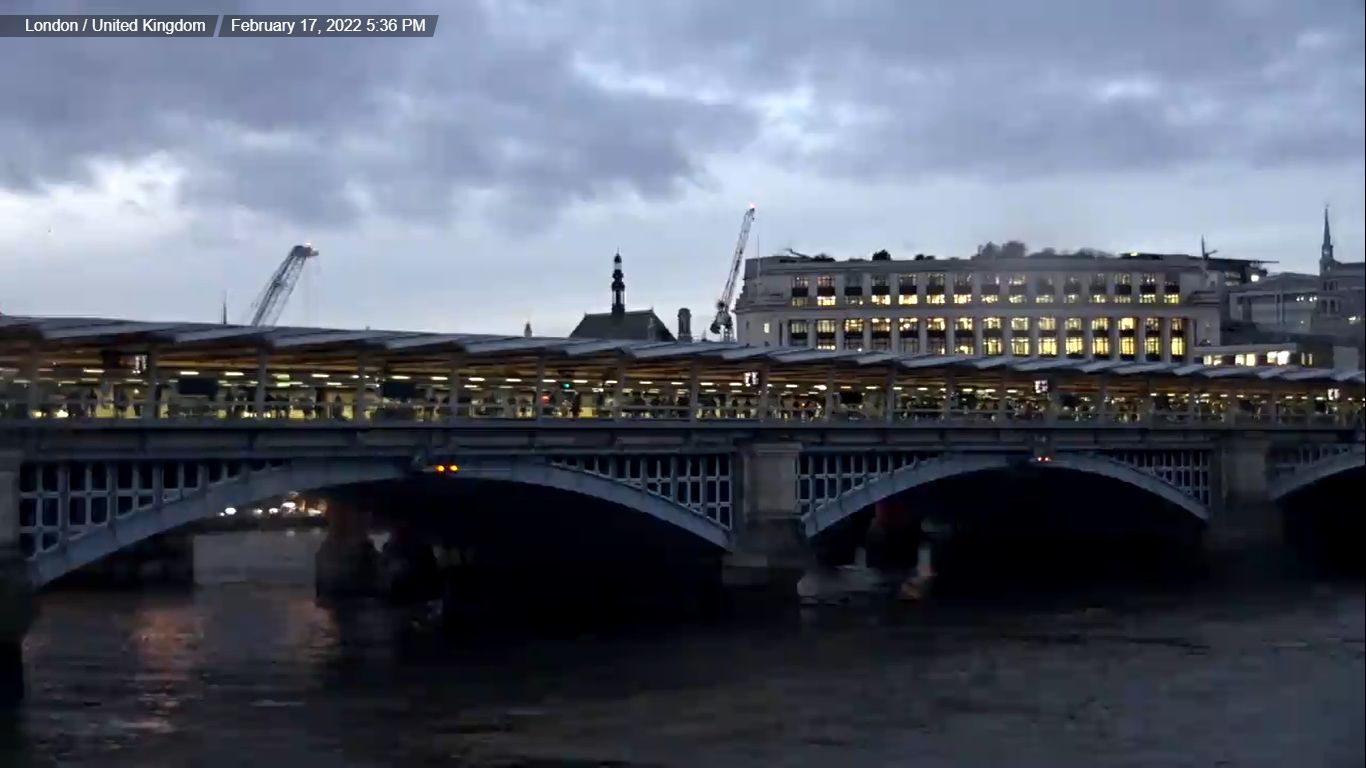 Thames River Webcam – London, England – Real Time