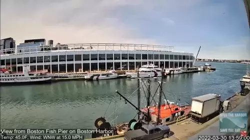Boston Fish Pier Live Webcam – Boston, MA