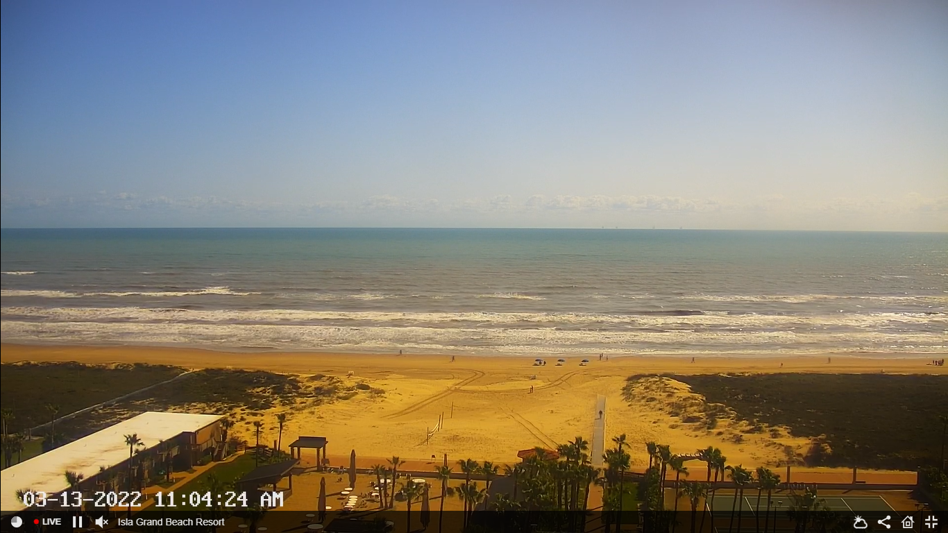 Isla Grand Beach Resort Live Webcam South Padre Island, TX