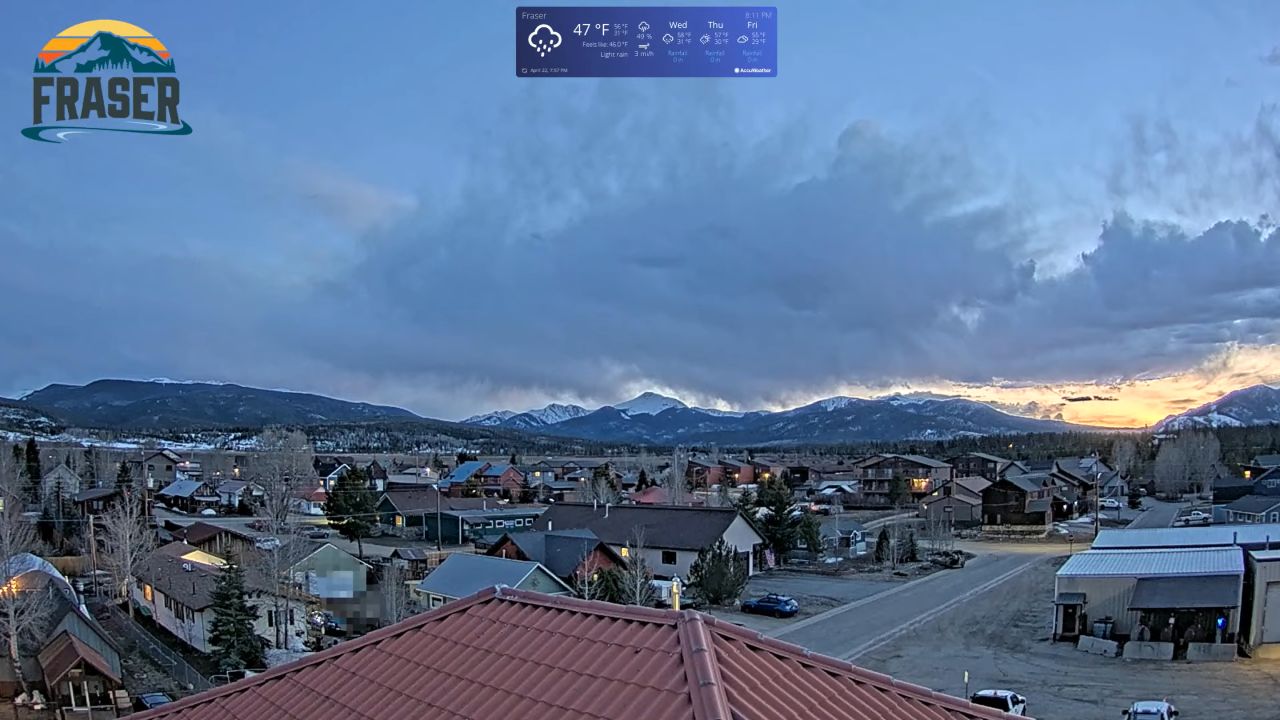 Fraser, Colorado Live Webcam – Town Hall Video