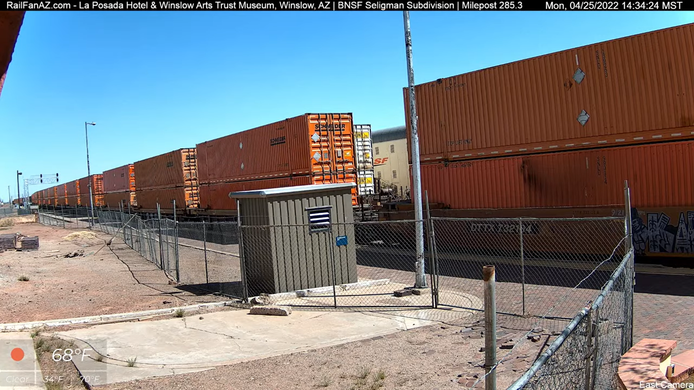 Live Webcam Winslow, AZ – La Posada & Winslow Arts Trust Museum