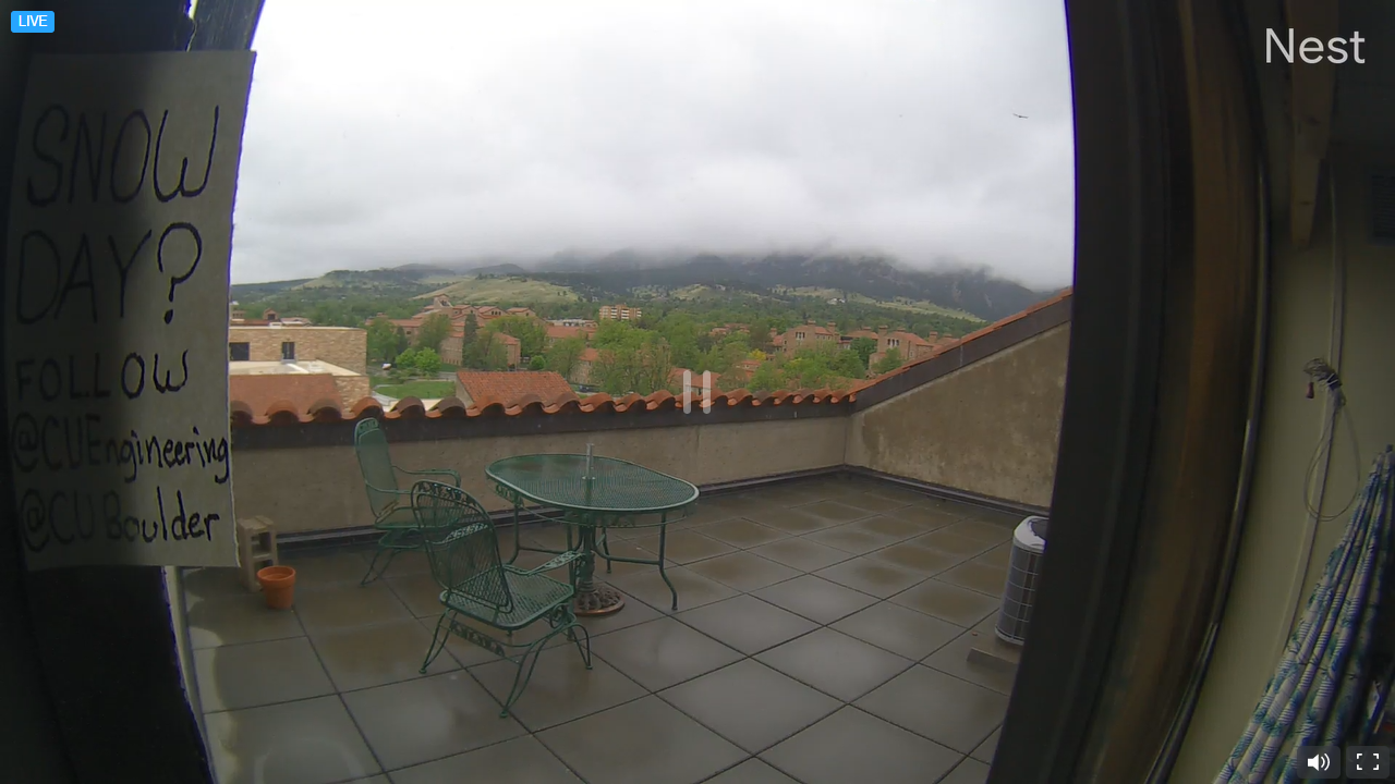 University of Colorado Boulder Live Webcam