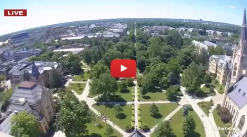 Golden Dome Notre Dame Live Webcam