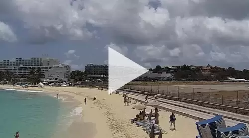 Maho Beach Cam, Simpson Bay