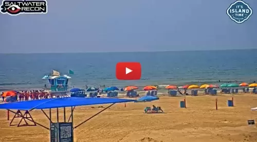 Stewart Beach Galveston, Texas Live Webcam Stream New