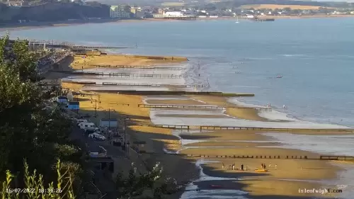 Shanklin Webcam | Beach & Promenade | Luccombe