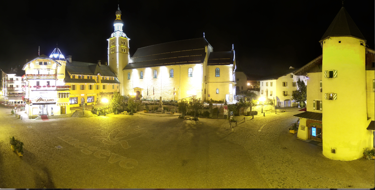 Webcam Megeve, Place du village – Auvergne-Rhône-Alpes