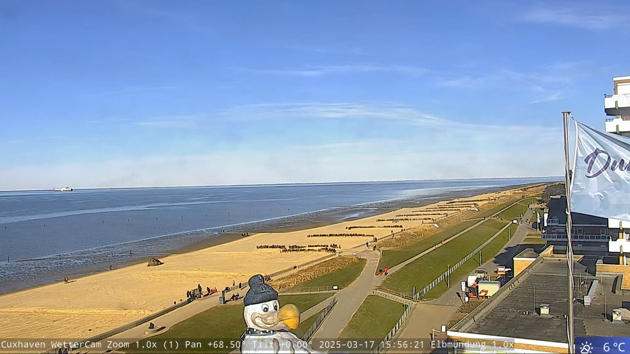 Webcam Cuxhaven – Wettercam – Kamp Hotel – Live Video