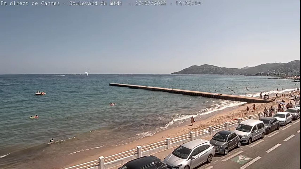 Cannes Webcam | Thalès Beach | Palm Beach | Quai Laubeuf