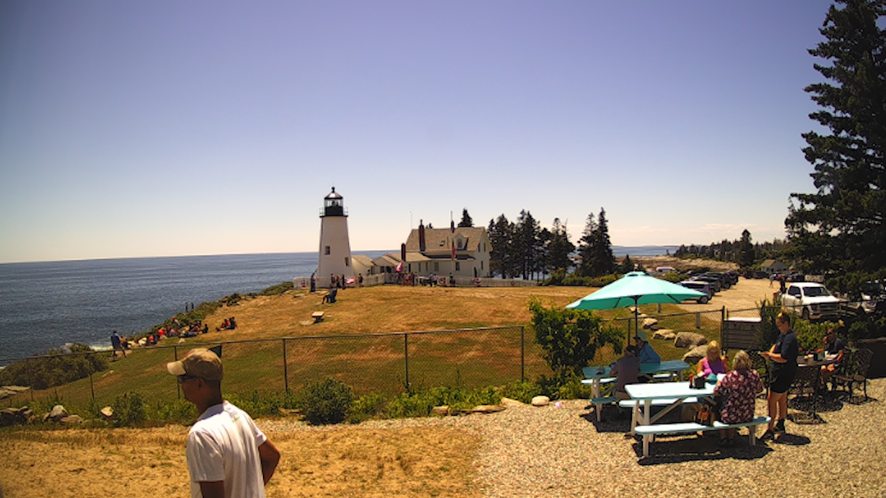 Pemaquid Point Lighthouse Webcam, Bristol ME