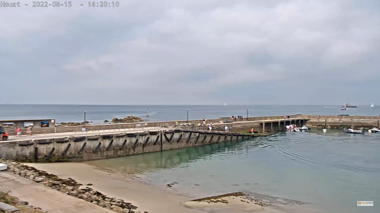 Webcam Houat – Brittany, France
