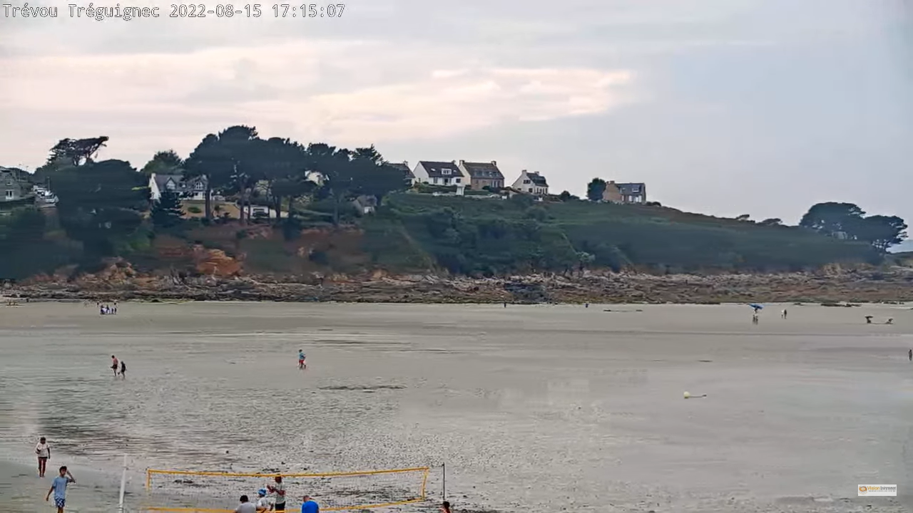 Webcam Perros Guirec | Plage de Trestraou | Trévou-Tréguignec