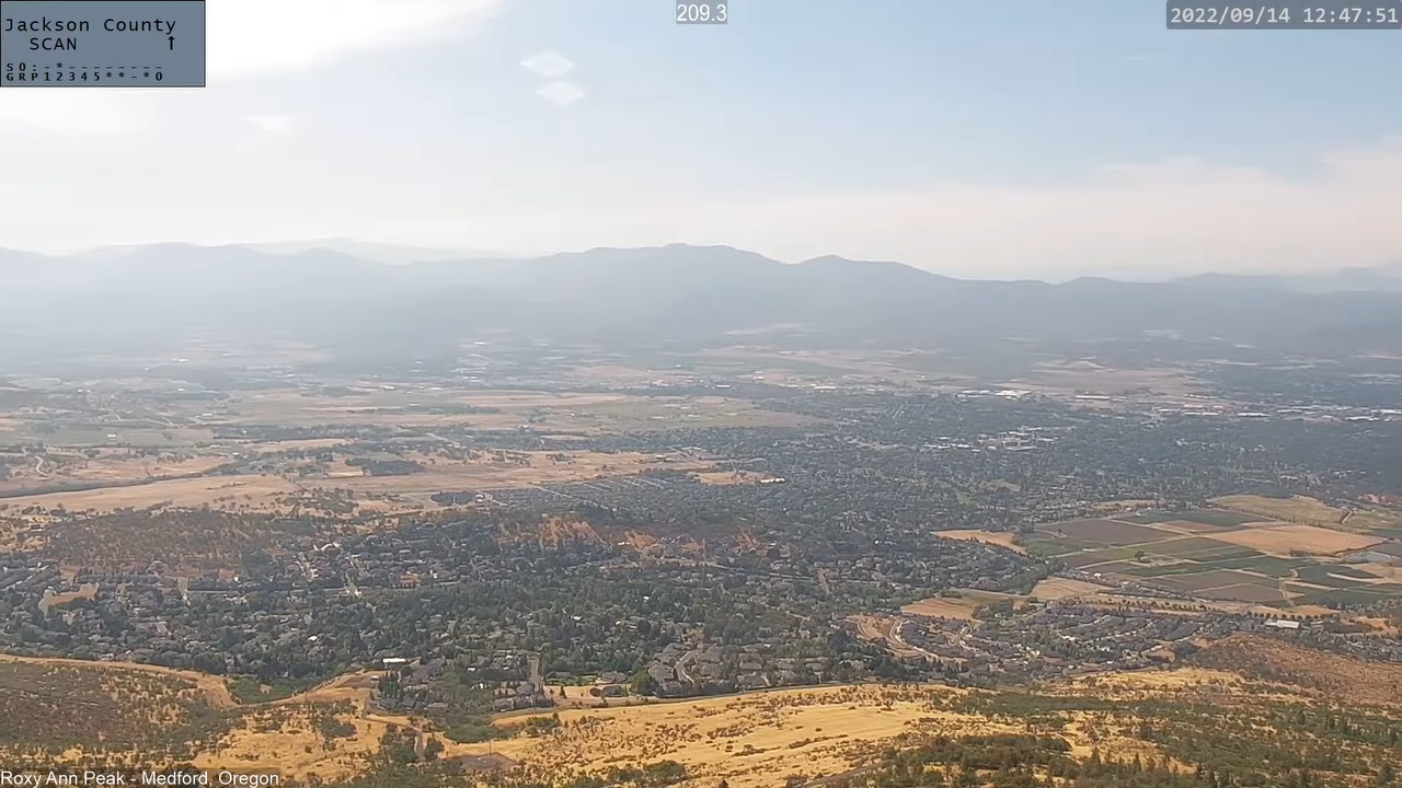 Medford Oregon Webcam | Roxy Ann Peak | Live HD Video