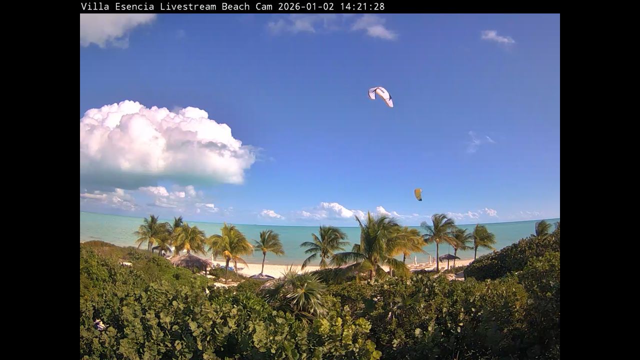 Villa Esencia Long Bay Beach Live Webcam – Turks & Caicos
