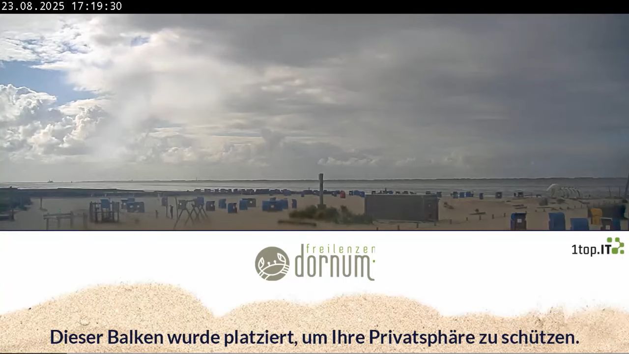 Nessmersiel Strand Webcam – Lower Saxony, Germany