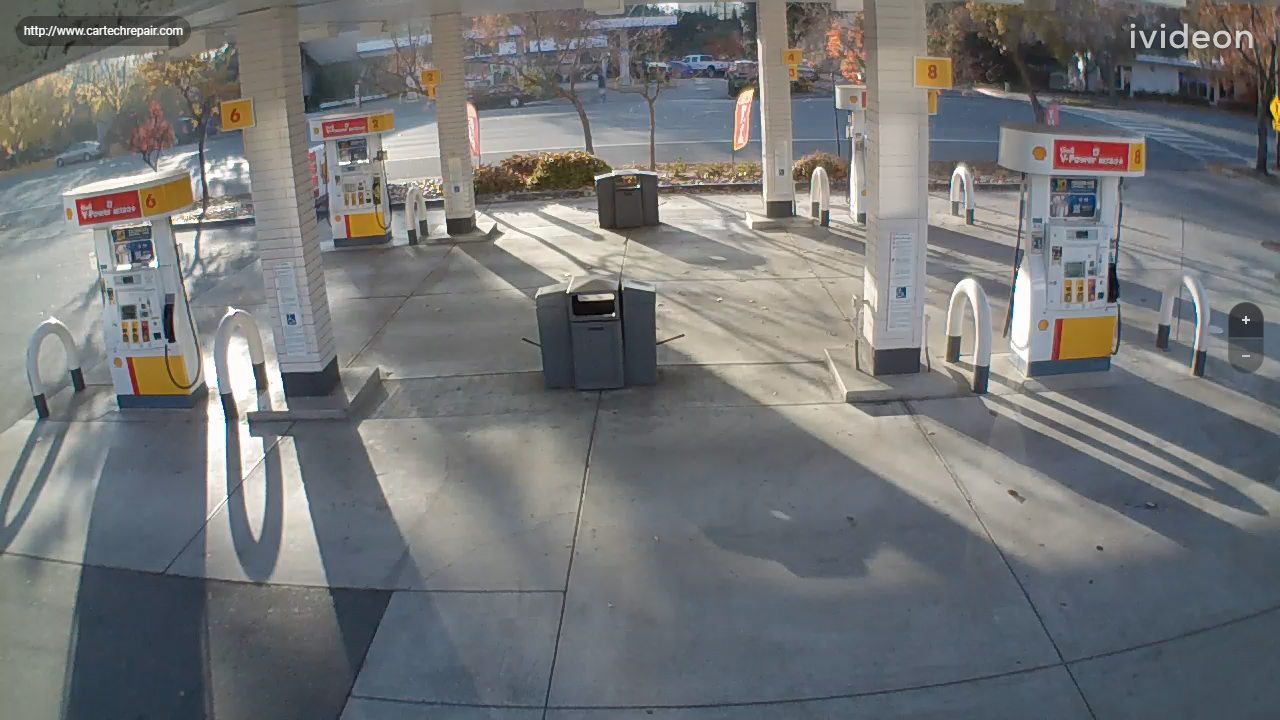 Lafayette CA Weather Webcam | Shell Gas Station