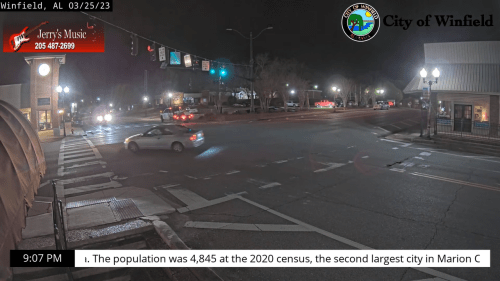 Winfield, Alabama Live Webcam – Jerry’s Music