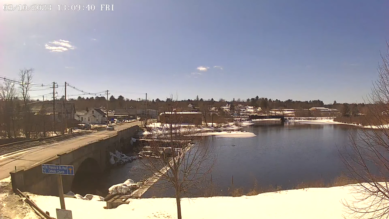 Milo, Maine Live Webcam at Trafton Falls | HD Video