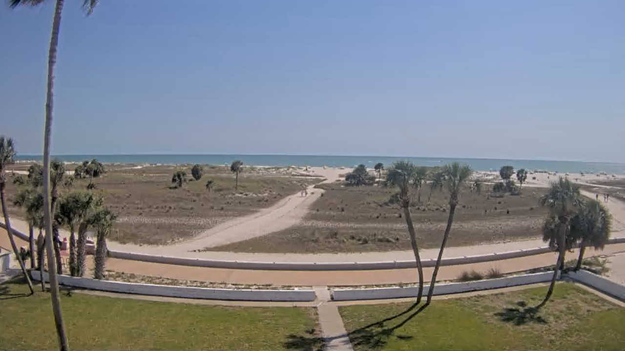Treasure Island Beach Live Cam, Florida, Gulf of Mexico