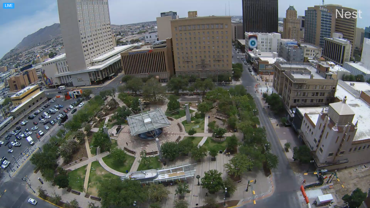 Live Webcam San Jacinto Plaza – El Paso, Texas