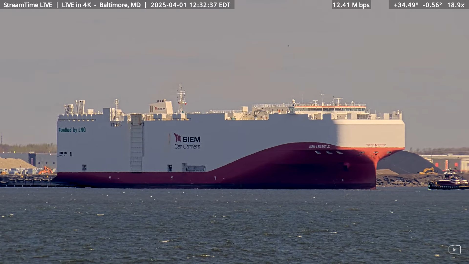 Baltimore Webcam | MD – Port of Baltimore | Live Video