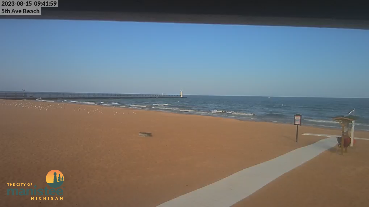 Manistee Beach Cam – Manistee, Michigan, USA