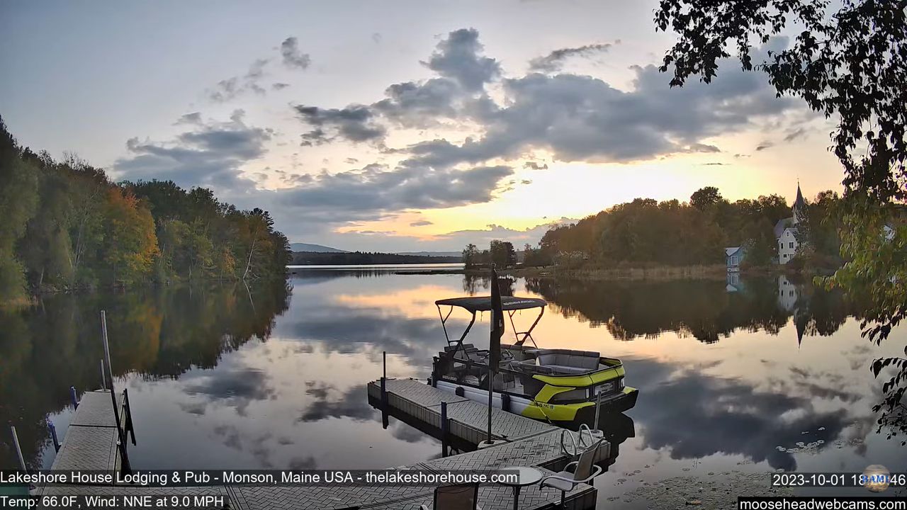 Live Webcam Lake Hebron – Monson, Maine