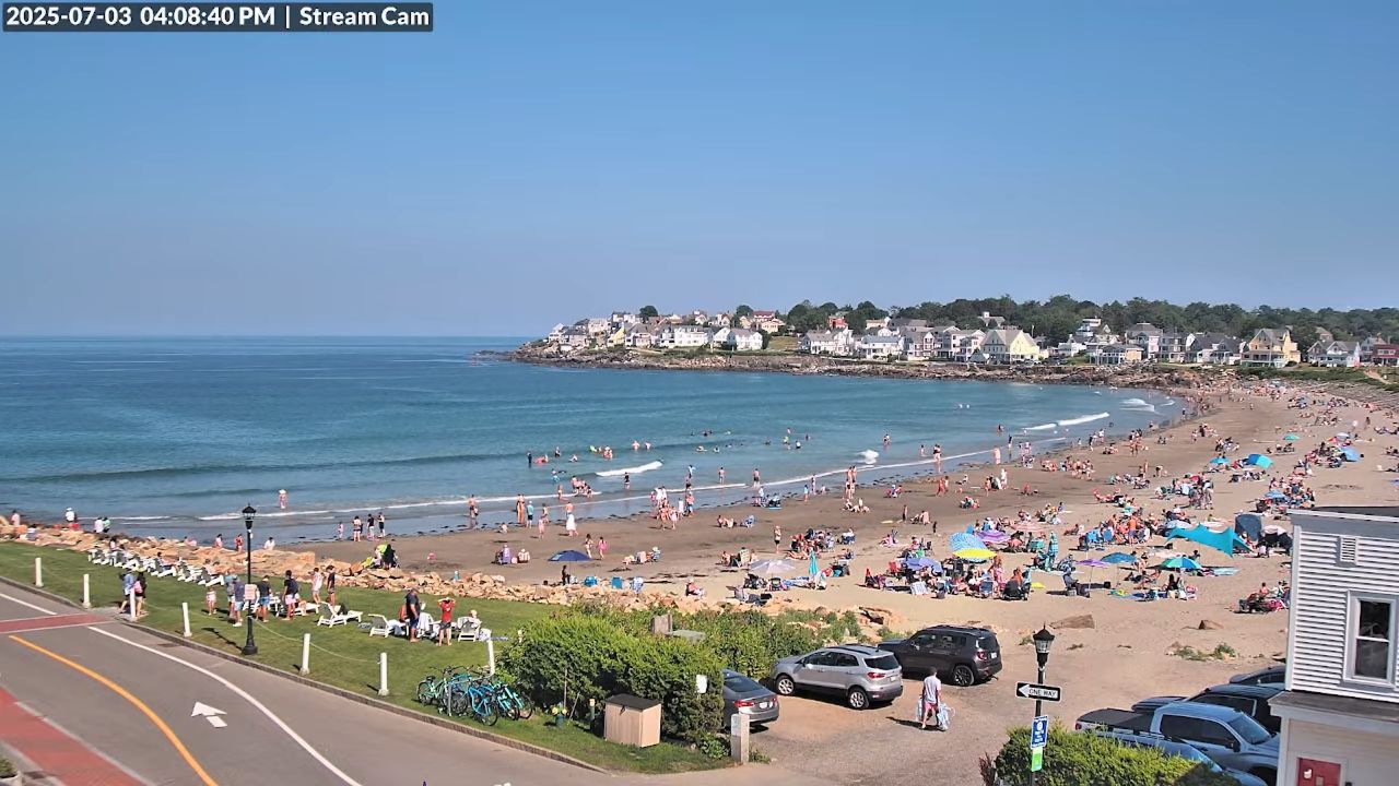 Live Webcam Union Bluff – York, Maine