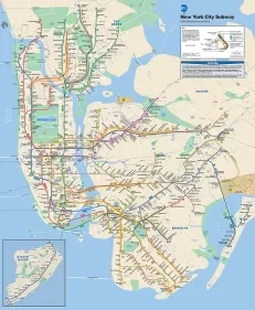 Subway Map Of New York City