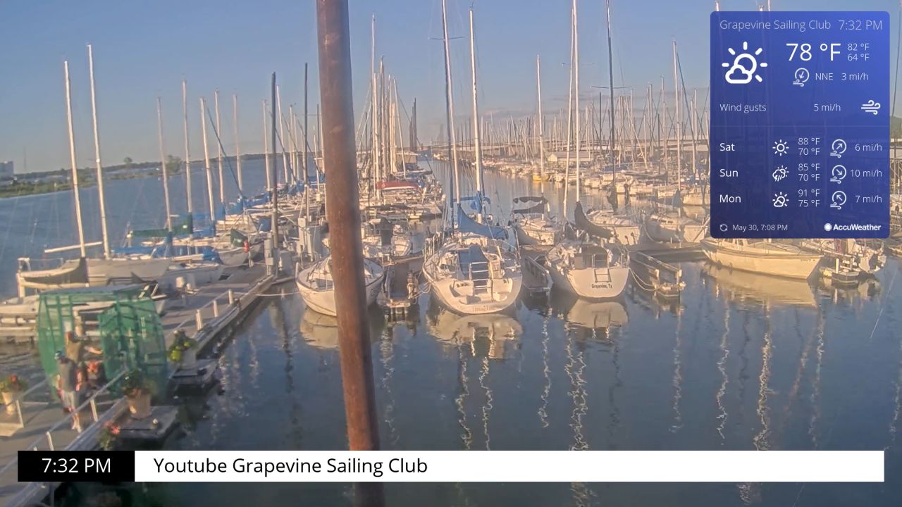 Grapevine Webcam | Sailing Club Video – Grapevine, Texas
