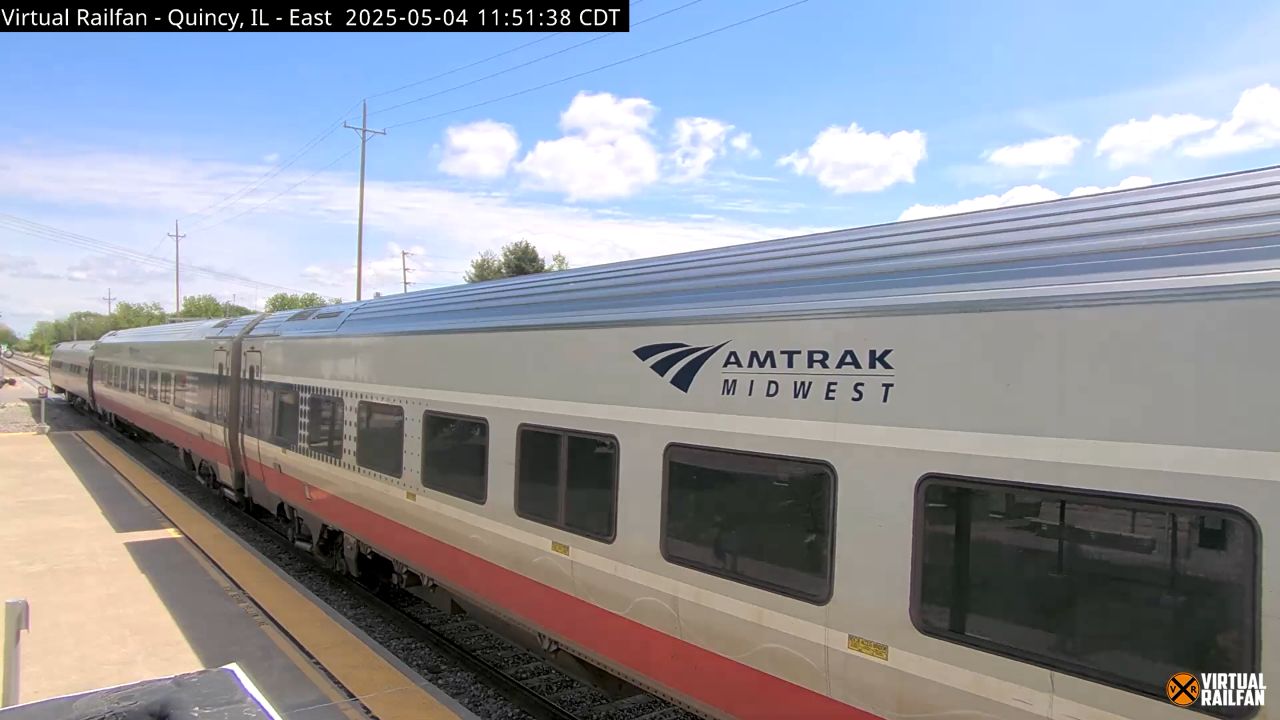 Quincy Illinois Virtual Railfan Live Webcam Video